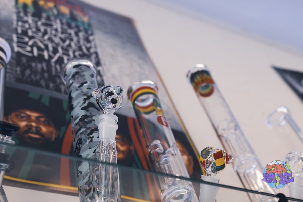 Glass wall display