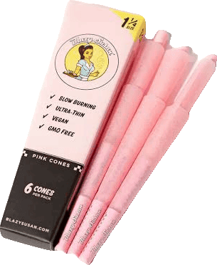 Blazy Susan Pink Cones 1¼ - 3pk - 1¼