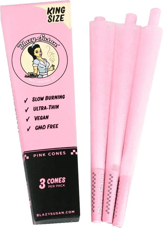 Blazy Susan Pink Cones King Size - 3pk - King Size